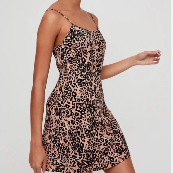 Aritzia Wilfred Isabelle Cheetah Dress - Picture 2 of 6